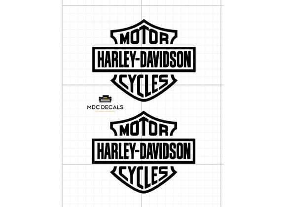 Harley Davidson Decal/Custom x2