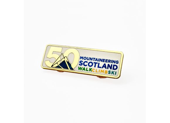 50th anniversary pin badge