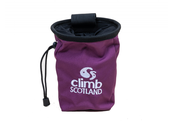 ClimbScotland chalk bag - purple
