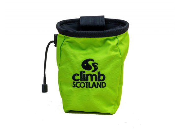 ClimbScotland chalk bag - green