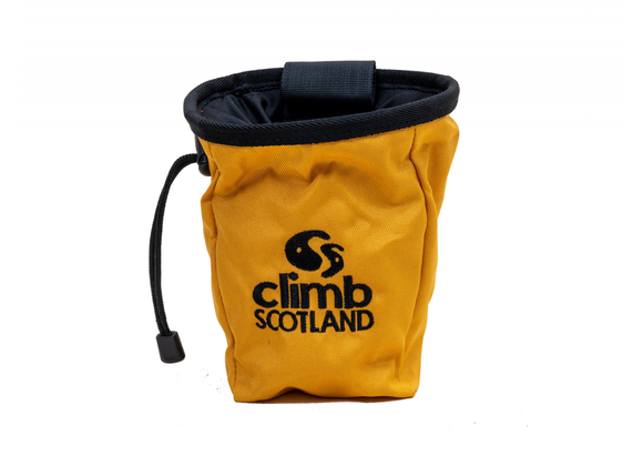 ClimbScotland chalk bag - gold