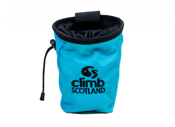 ClimbScotland chalk bag - blue