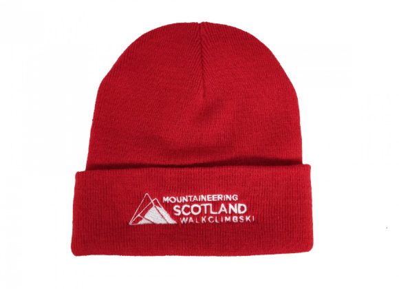 Mountaineering Scotland beanie - Red
