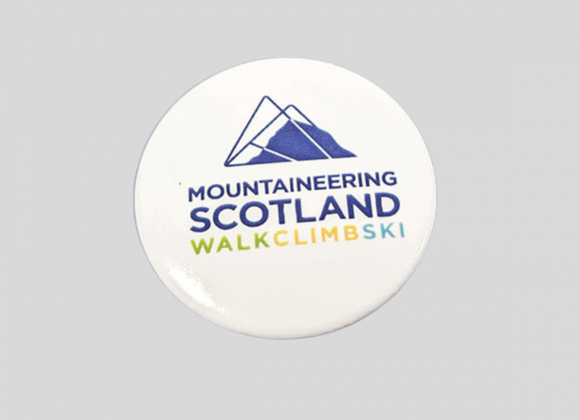 Mountaineering Scotland Button Badge