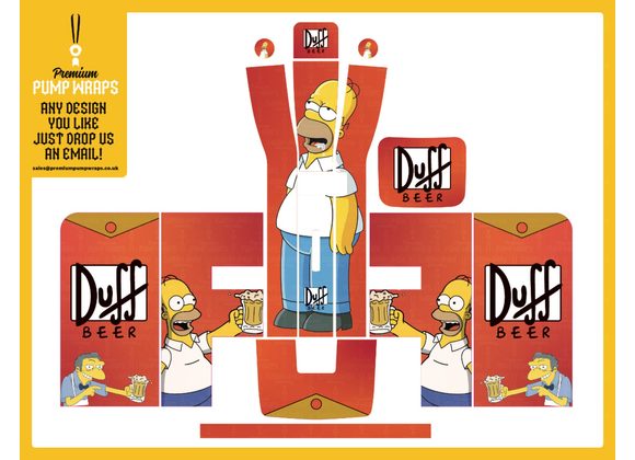 The Simpsons Duff Beer Wrap