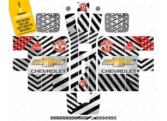 Manchester United Zebra Kit Sponsor Logo
