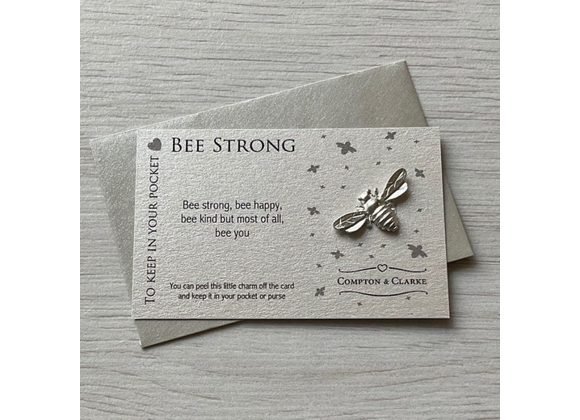 Bee Strong - Pocket Charm by Compton & Clarke