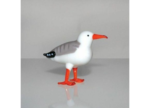 Objets d'Art Miniature Glass Ornament - Seagull