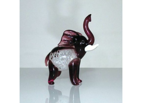 Objets d'Art Miniature Glass Ornament - Elephant