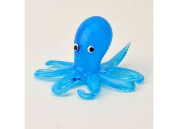 Octopus - Objets D'art Miniature Glass Figurine