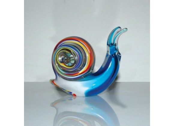 Snail Objets d'Art Glass Figurine