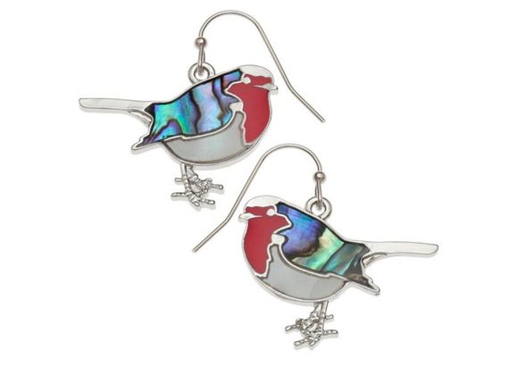 Robin Paua shell Earrings by Tide Jewellery