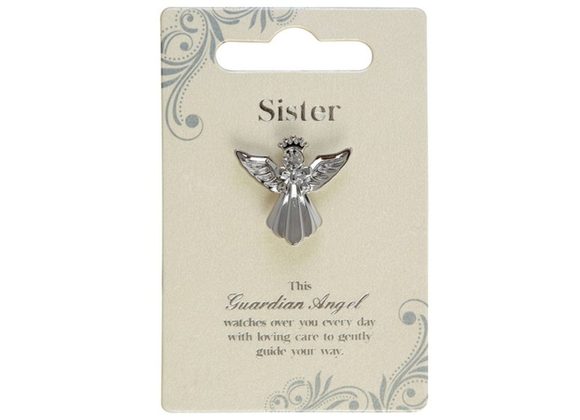 Sister - Guardian Angel Pin