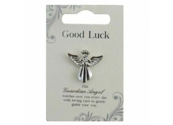 Good Luck Guardian Angel Pin