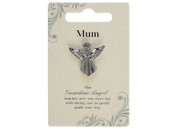 Mum Guardian Angel Pin