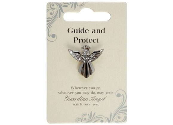 Guide and Protect Guardian Angel Pin