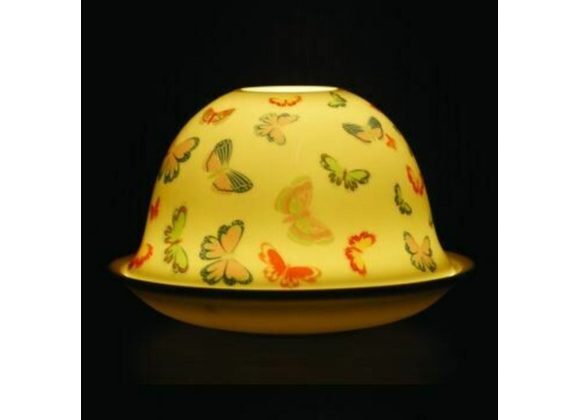 Coloured Butterflies Nordic Lights Candle Shade
