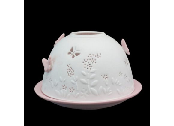 Pink Butterflies Candle Shade by Nordic Lights