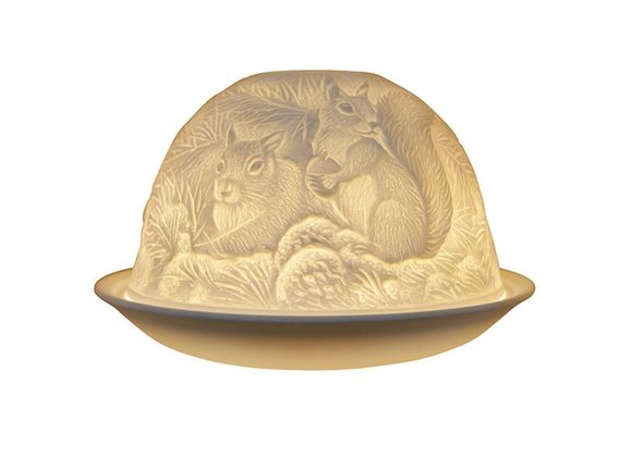 Squirrels Nordic Lights Candle Shade Squirrels