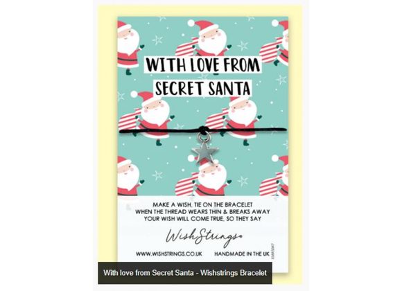 With love from Secret Santa - Wishstrings Bracelet