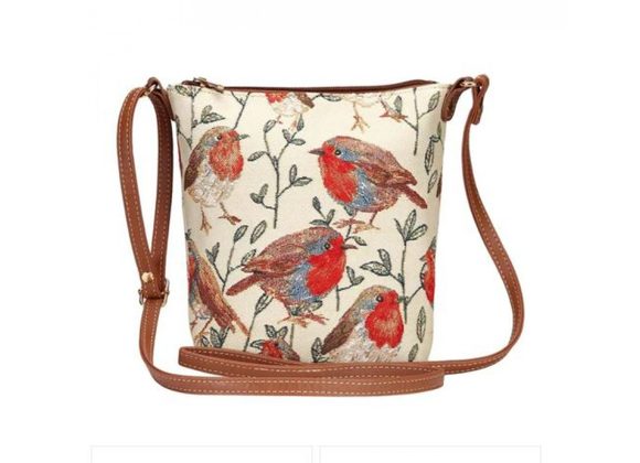 Robin - Signare Tapestry Small Crossbody Sling Bag