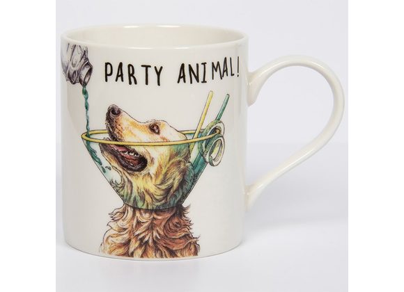 Party Animal Bewilderbeest range of Mugs