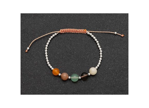 Happiness - Gem Stone Woven Bracelet