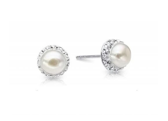 925 Silver Fresh Water Pearl Stud Earrings