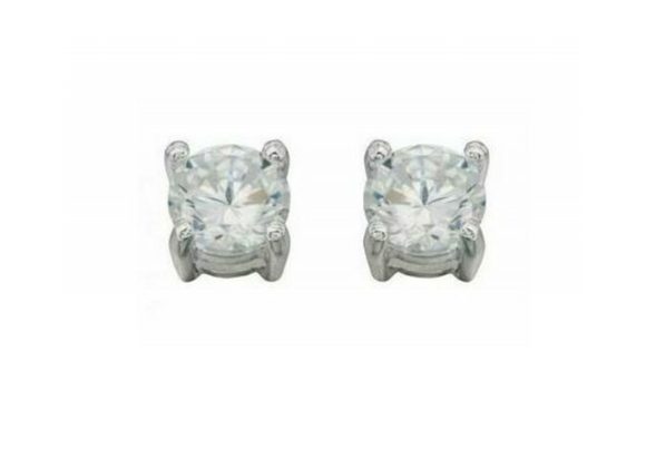 925 silver Cubic Zirconia Stud Earrings