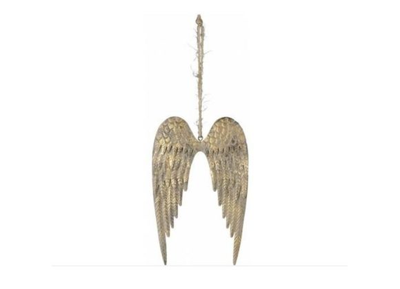 Antique finish gold Angel Wings Hanging Decoration