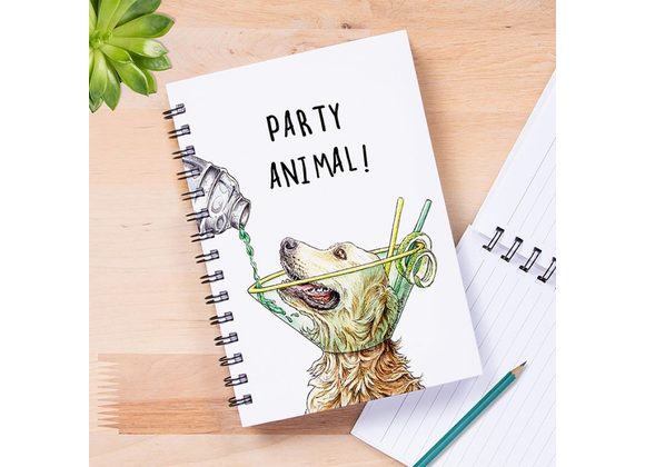 Party Animal Notebook - Bewilderbeest 