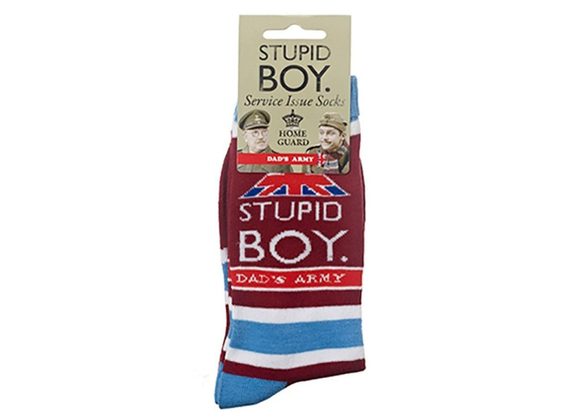 Stupid Boy - Dad's Army Socks 