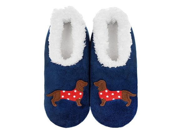Dachshund Red Spotty Coat Snoozies - Size 5-6