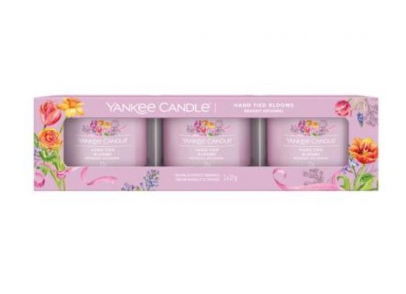 Hand Tied Blooms - 3 Pack Votive Yankee Candle