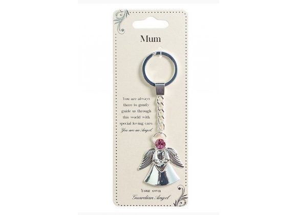Mum Guardian Angel Keychain