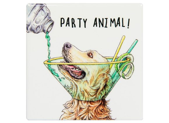 Party Animal Bewilderbeest Coaster