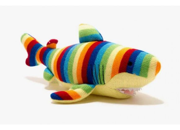 Shark Knitted Plush Toy by Best Years