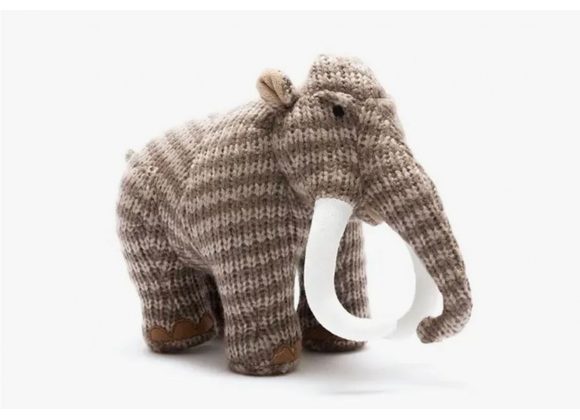 Brown Woolly Mammoth Prehistoric Plush Toy by Best Years