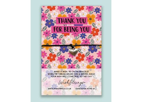 THANK YOU FOR BEING YOU - WishStrings Bracelet