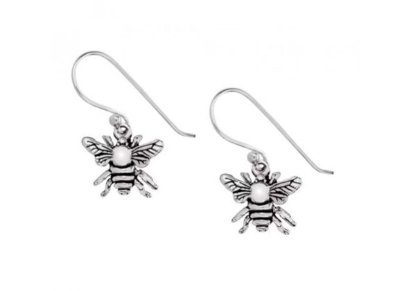 925 Silver Bee drop Earrings