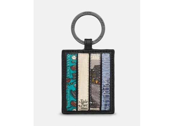 Black Leather Dickens Bookworm Keyring by YOSHI