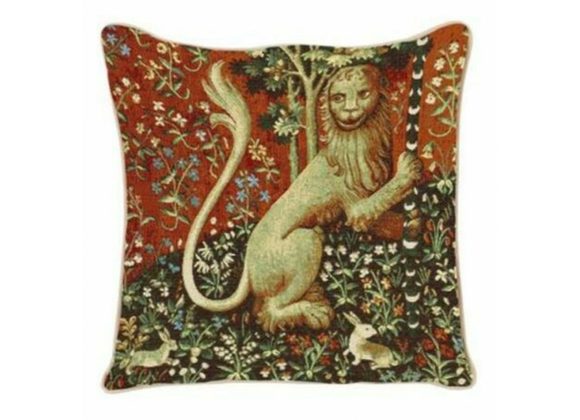 Lady and Unicorn - Lion Cushion Cover by Signare