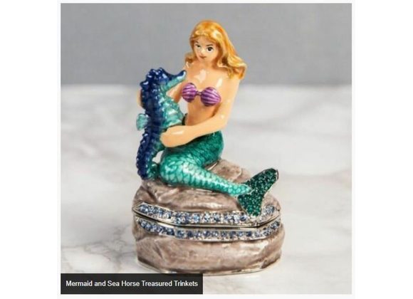 Mermaid and Sea Horse Treasured Trinkets