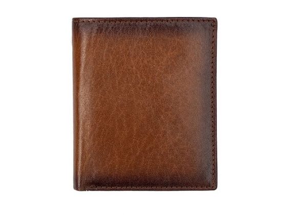 Chestnut brown Card Wallet with RFID Protection by Primehide
