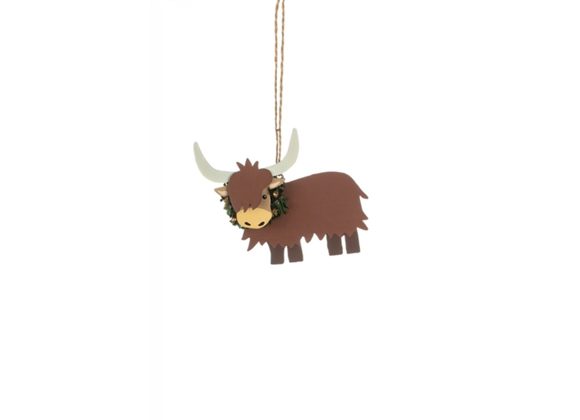 Tin Highland Cow