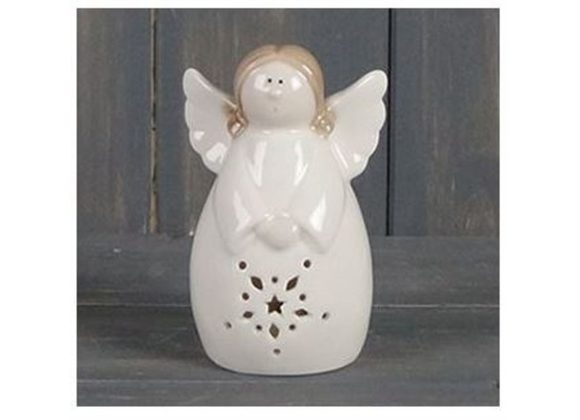 Ceramic LED Angel Decoration