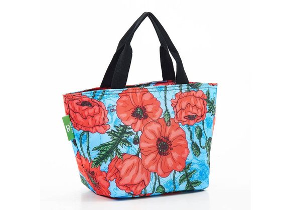 Blue Poppy Insulated Lunch Bag by Eco Chic
