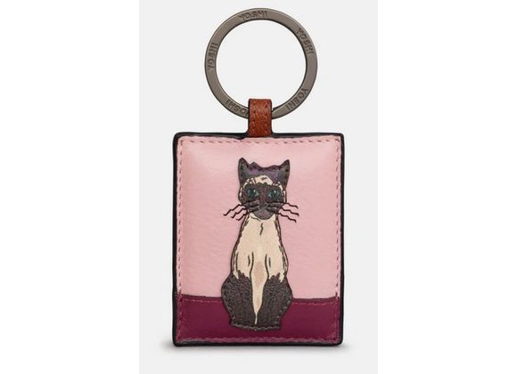 Siamese Party Cat Bookworm Keyring by YOSHI