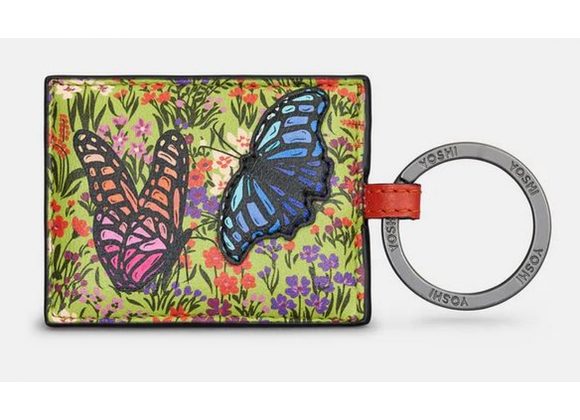 Butterflies - Leather Keyring by YOSHI