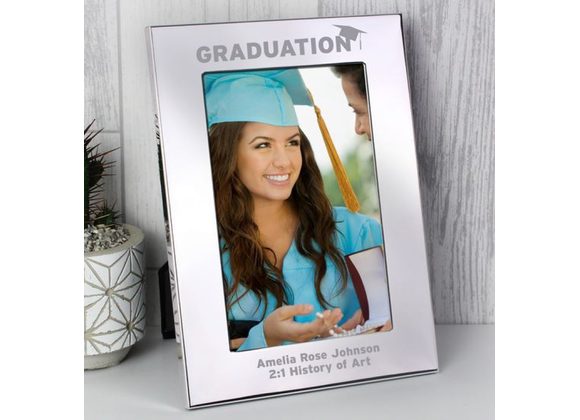 Personalised Graduation Silver Photo Frame - 4